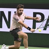 Stan Wawrinka n'a rien pu faire face à Tommy Paul en demi-finale à Stockholm KEYSTONE/AP/Claudio Bresciani